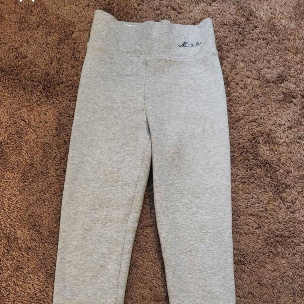 High waisted fleece leggings